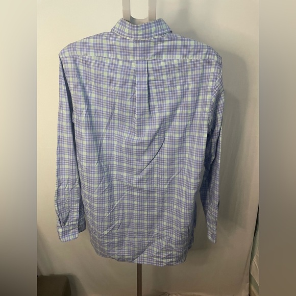 Ralph Lauren Men's Blue Plaid Shirt size large - Picture 3 of 7